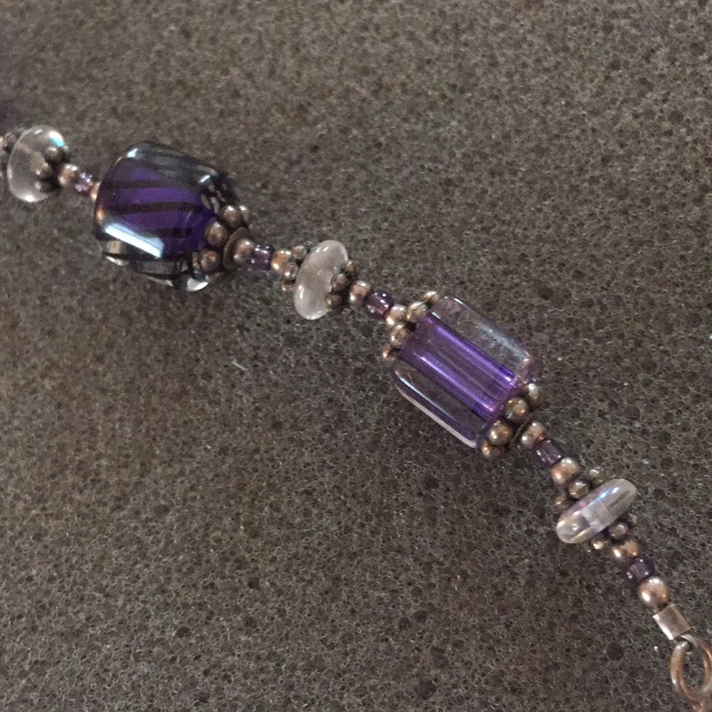 Purple Beaded Bracelet - Picture 3 of 13